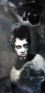 Brooding Monochrome Man by Victor Tkachenko