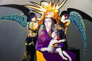 Crowned Mother and Child