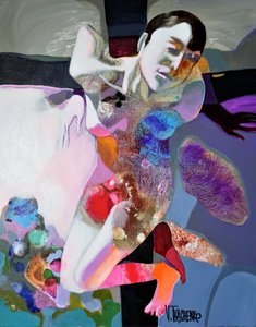 Vibrant Abstract Portrait