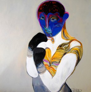 Vibrant Boxer by Victor Tkachenko