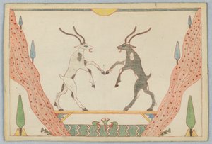 The Two Goats, Illustration for Aesop