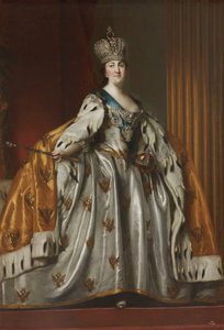 Portrait of Empress Catherine II in Her Coronation Robes, after 1762