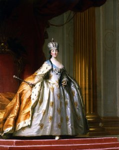 Portrait of Empress Catherine the Great in Her Coronation Robe