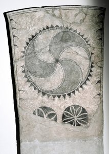 Runestone with Solar Symbol by Viking