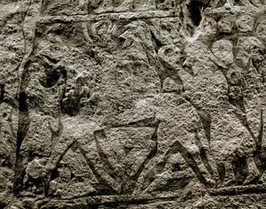 The Dead Riding the Horse of Odin (detail) by Viking