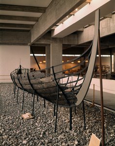 Viking Ship found in the Roskilde Fjord, Denmark by Viking