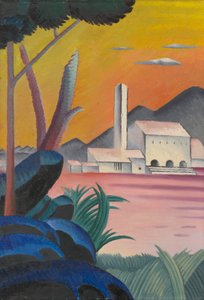 Landscape with Contrasting Tree Forms II by Viking Eggeling