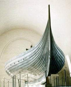 Viking ship (drakkar) from Gokstad near Oslo. Oslo Bygdoy museum, Norway. by Viking Viking