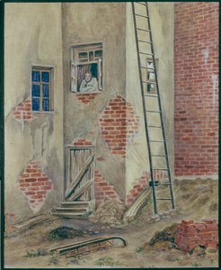 Stage Design for the Play The Lower Depths by M. Gorky, 1902
