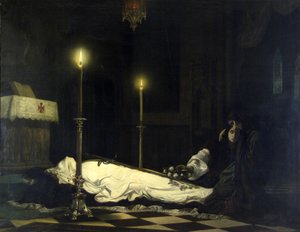 The Mourning of László Hunyadi by Viktor Madarász
