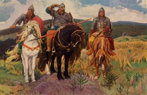 The Warriors by Viktor Mikhaylovich Vasnetsov
