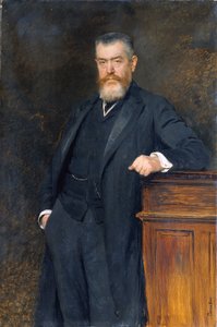 Minister of Education Dr. Gustav Marchet by Viktor Stauffer