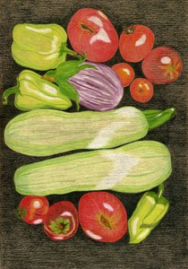 Fresh Garden Harvest by Viktoriia Saunina