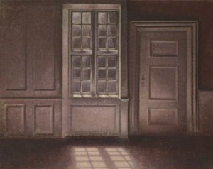 Moonlight, Strandgade 30, 1900-1906 by Vilhelm Hammershøi