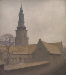 Saint Petri Church, Copenhagen by Vilhelm Hammershøi