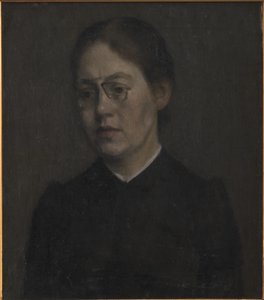 The Painter Elisabeth Wandel by Vilhelm Hammershøi