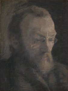 The Art Historian Karl Madsen, Later Director of Statens Museum for Kunst by Vilhelm Hammershøi