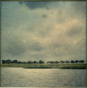 Gentofte Lake by Vilhelm Hammershoi