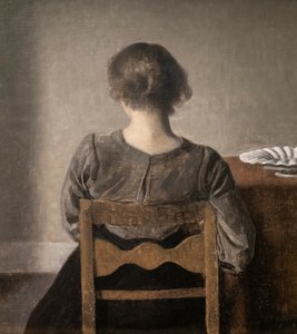 Hvile also called Repos by Vilhelm Hammershoi
