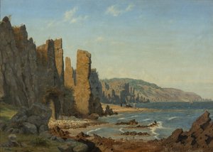 Beach Formation on Bornholm. Scene from Rø by Vilhelm Kyhn