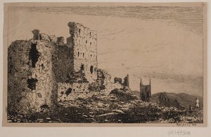 Hammershus on Bornholm by Vilhelm Kyhn