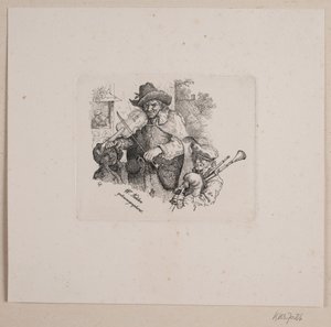 Wandering Musicians by Vilhelm Kyhn