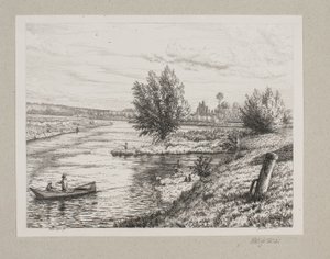 Scene by the Marne River
