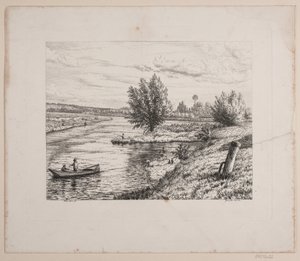 Parti ved Marnefloden by Vilhelm Kyhn