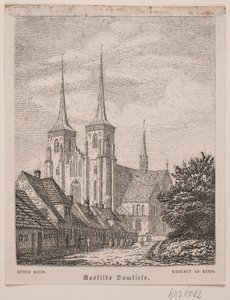 Roskilde Cathedral by Vilhelm Kyhn