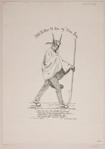 Satirical Portrait by Vilhelm Kyhn