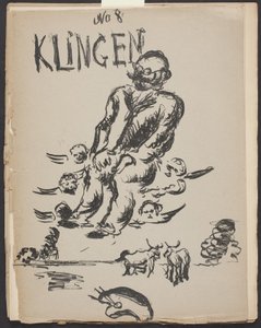 Cover for Klingen, Year III, No. 8 by Vilhelm Lundstrøm
