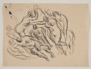 Composition with Seven Naked Women by Vilhelm Lundstrøm