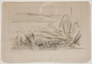 Landscape with Agave. Southern France by Vilhelm Lundstrøm