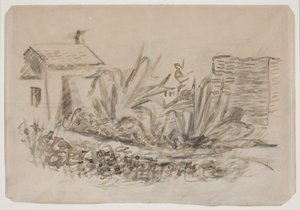 Landscape with House on the Left, Southern France by Vilhelm Lundstrøm