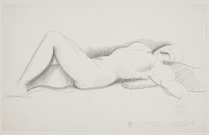 Reclining Female Model