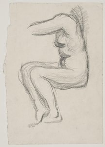 Seated Female Model by Vilhelm Lundstrøm