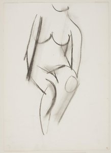 Seated Nude Woman Seen from the Front by Vilhelm Lundstrøm