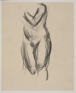 Standing Female Model by Vilhelm Lundstrøm