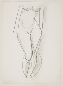 Standing Nude Woman Seen from the Front