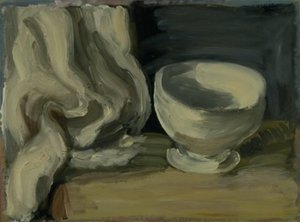 Still Life with Cloth and Bowl