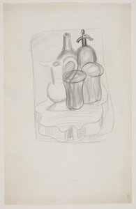 Study for a Still Life with Bottle and Siphon, called 