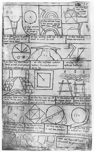 Facsimile Copy of Ms Fr 19023 fol.20 Geometrical Figures for the Construction of Buildings