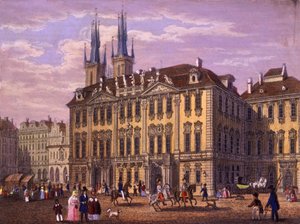 Goltz-Kinsky Palace, Prague, 1847 by Vincenc and Geissler, F. Morstadt
