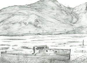 Boat on Dry Land, Isle of Mull