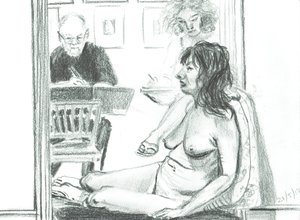 Evening Model Later by Vincent Alexander Booth