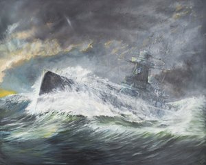 Graf Spee Enters the Indian Ocean 3rd November 1939, 2006 by Vincent Alexander Booth