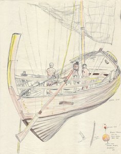 Greek ship by Vincent Alexander Booth