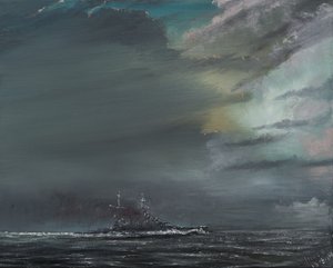 HMS Hood 1941 by Vincent Alexander Booth