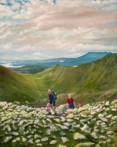 Ian Navigates the Billies Round the Joss Naylor Challenge by Vincent Alexander Booth