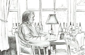Man in a Pub After Meal